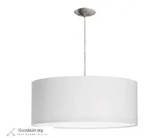 Lite Source XL Designer 24" Drum Shade Pendant Ceiling Light Fixture