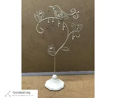 Vintage Decorative Iron Jewelry Hanger Stand