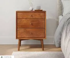 Set of MCM Bedside Tables, West Elm